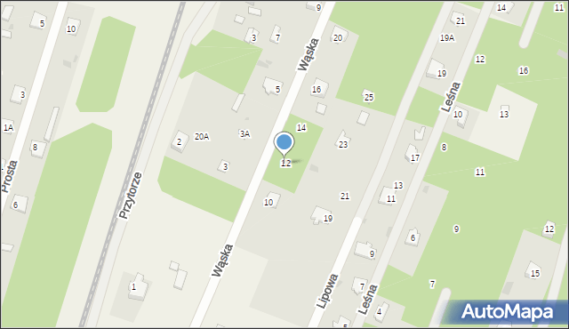 Stare Bosewo, Wąska, 12, mapa Stare Bosewo