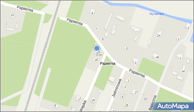 Stare Bosewo, Wąska, 21, mapa Stare Bosewo