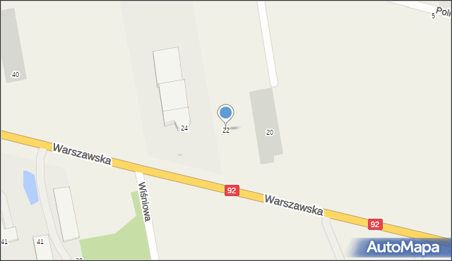 Stare Opole, Warszawska, 22, mapa Stare Opole