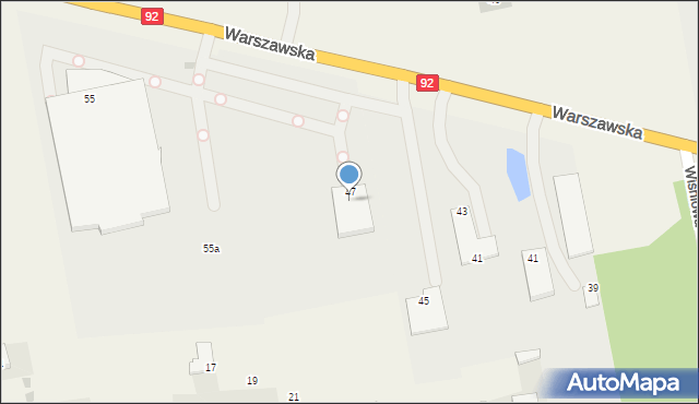 Stare Opole, Warszawska, 55b, mapa Stare Opole