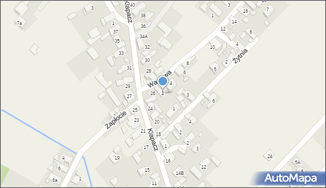 Stare Siołkowice, Wacława, 2, mapa Stare Siołkowice