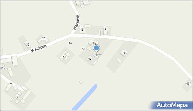 Stare Siołkowice, Wacława, 58, mapa Stare Siołkowice