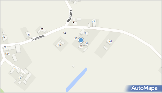 Stare Siołkowice, Wacława, 62, mapa Stare Siołkowice