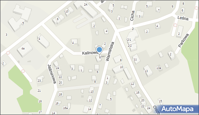 Stawiguda, Warmińska, 4, mapa Stawiguda