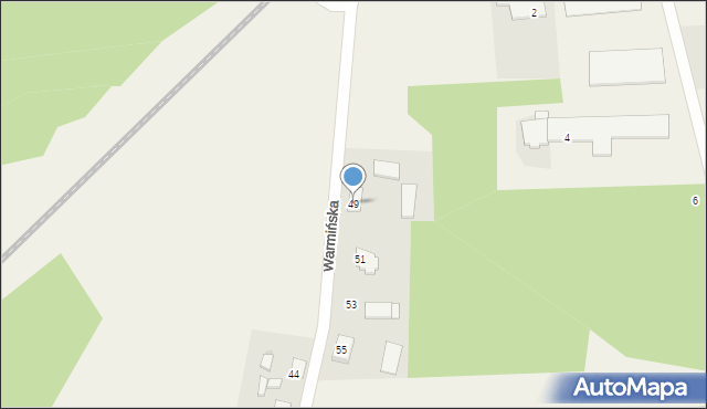 Stawiguda, Warmińska, 49, mapa Stawiguda