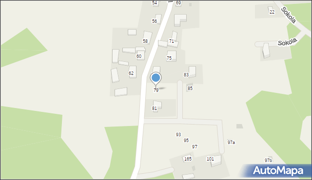 Stawiguda, Warmińska, 79, mapa Stawiguda