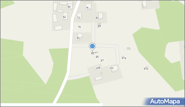 Stawiguda, Warmińska, 93, mapa Stawiguda