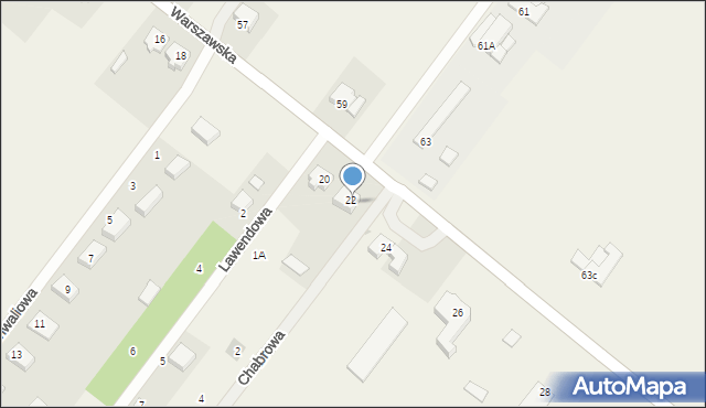 Stegna, Warszawska, 22a, mapa Stegna