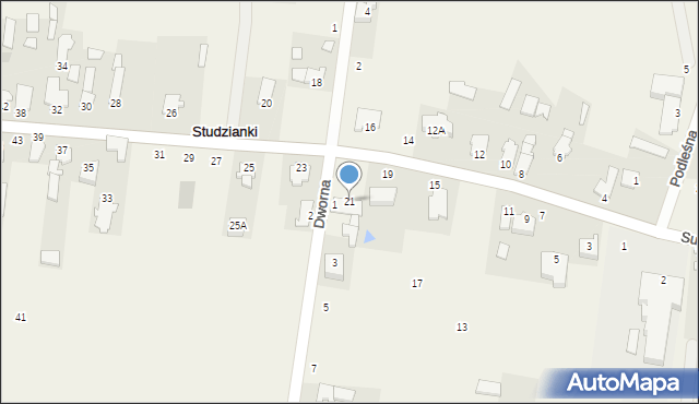 Studzianki, Wasilkowska, 21, mapa Studzianki