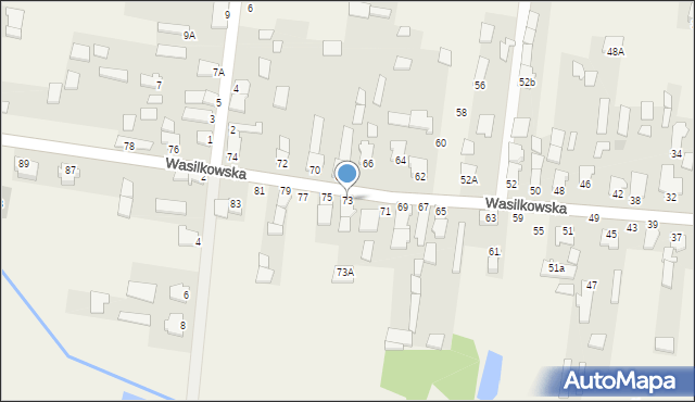 Studzianki, Wasilkowska, 73, mapa Studzianki