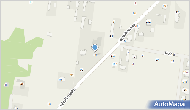 Studzianki, Wasilkowska, 90, mapa Studzianki