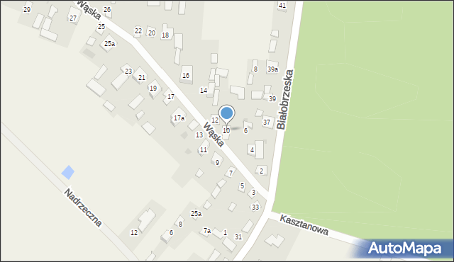 Sucha, Wąska, 10, mapa Sucha