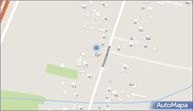 Suchedniów, Warszawska, 51a, mapa Suchedniów