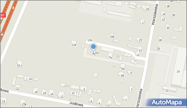 Suchedniów, Warszawska, 7b, mapa Suchedniów