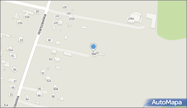 Suchedniów, Warszawska, 94a, mapa Suchedniów