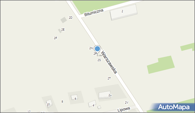 Sulbiny, Warszawska, 2R, mapa Sulbiny