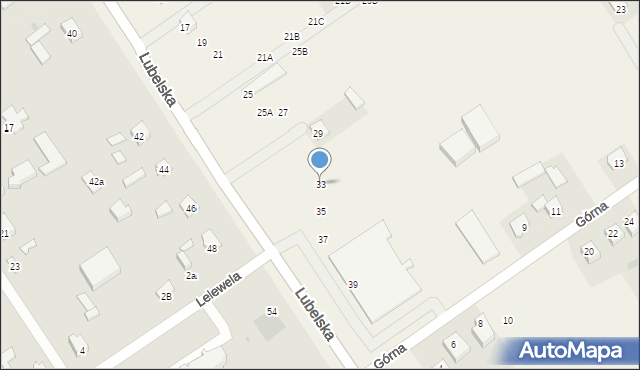 Sulbiny, Warszawska, 33, mapa Sulbiny