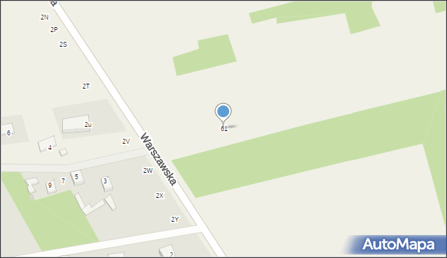 Sulbiny, Warszawska, 61, mapa Sulbiny