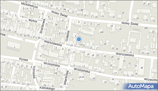 Swarzędz, Warszawska, 19, mapa Swarzędz