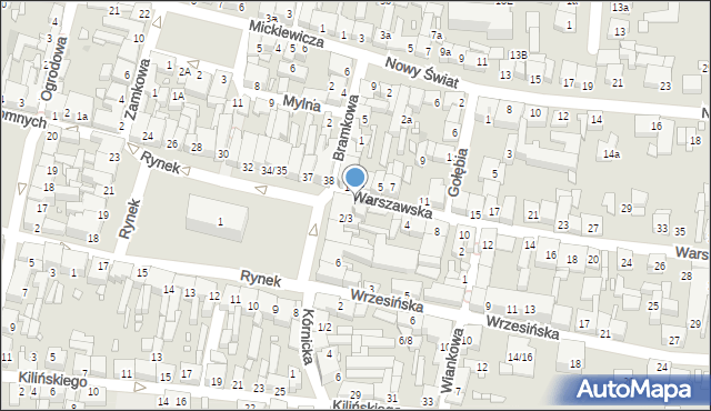 Swarzędz, Warszawska, 2, mapa Swarzędz