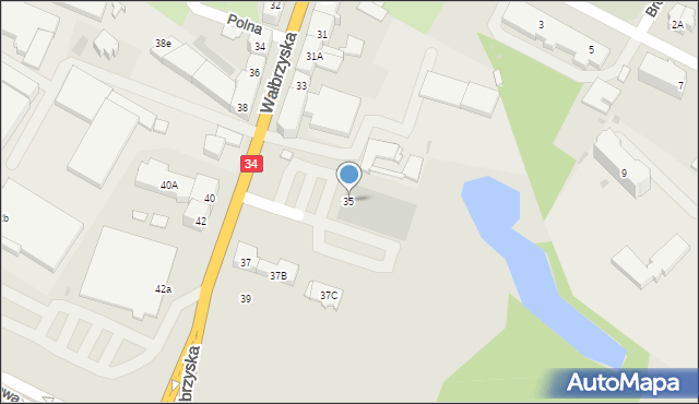 Świebodzice, Wałbrzyska, 35, mapa Świebodzice