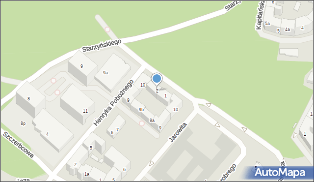 Szczecin, Wawelska, 2, mapa Szczecina