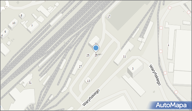 Szczecinek, Waryńskiego Ludwika, 15, mapa Szczecinek