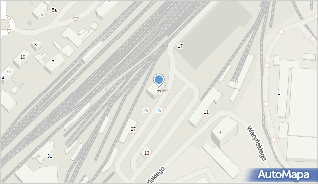 Szczecinek, Waryńskiego Ludwika, 23, mapa Szczecinek