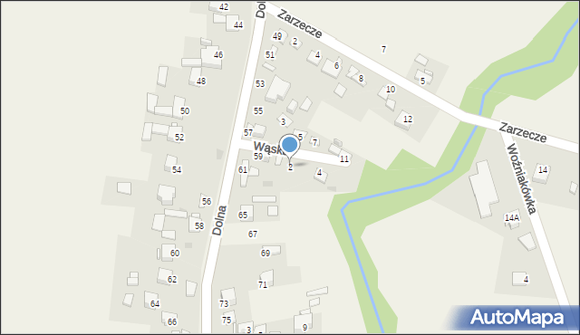 Szewna, Wąska, 2, mapa Szewna