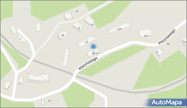 Szklarska Poręba, Waryńskiego Ludwika, 26, mapa Szklarska Poręba