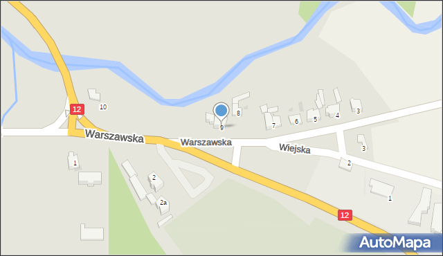 Szprotawa, Warszawska, 9, mapa Szprotawa