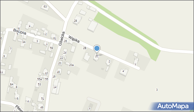 Taciszów, Wąska, 2C, mapa Taciszów
