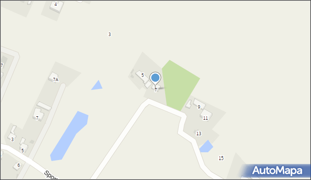 Taciszów, Wąska, 7, mapa Taciszów