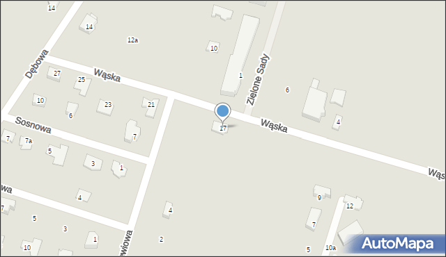 Tarczyn, Wąska, 17, mapa Tarczyn