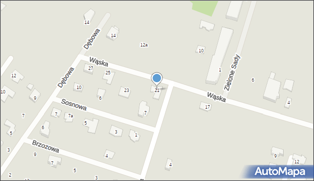 Tarczyn, Wąska, 21, mapa Tarczyn