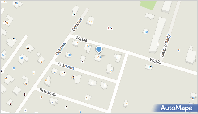Tarczyn, Wąska, 23, mapa Tarczyn