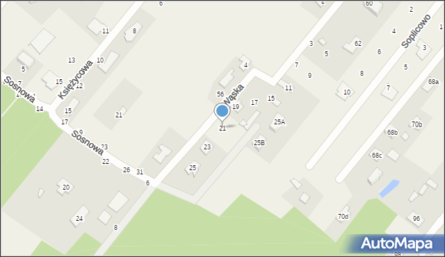 Targówka, Wąska, 21, mapa Targówka
