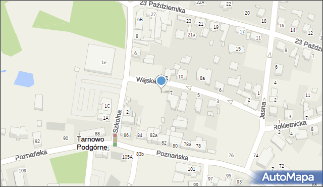 Tarnowo Podgórne, Wąska, 9, mapa Tarnowo Podgórne