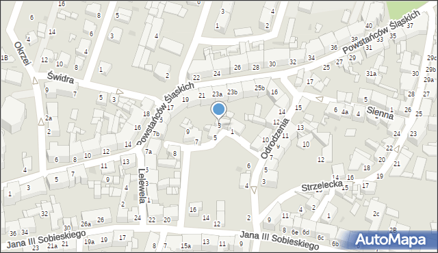 Tarnowskie Góry, Wawreczki Ignacego, 3, mapa Tarnowskie Góry