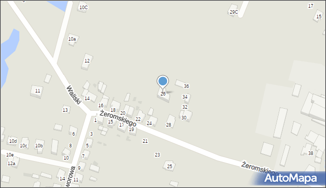 Tarnowskie Góry, Waliski Jana, 26, mapa Tarnowskie Góry