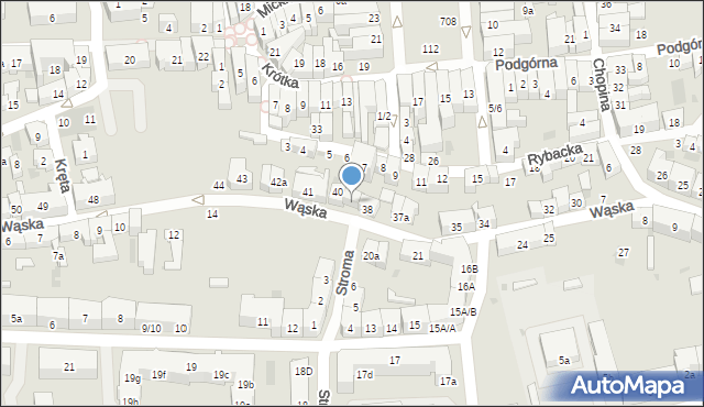 Tczew, Wąska, 39, mapa Tczew