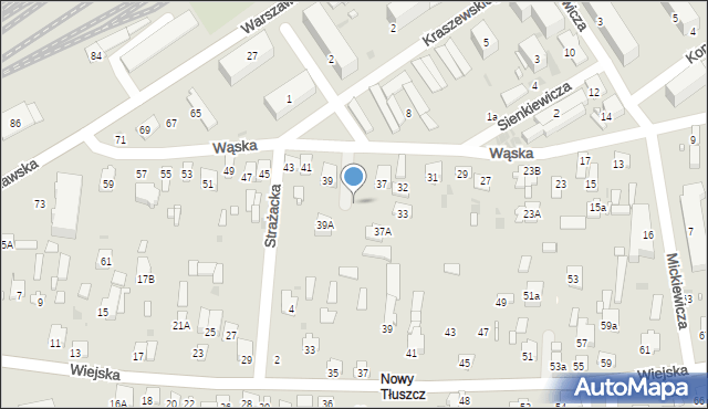 Tłuszcz, Wąska, 37b, mapa Tłuszcz