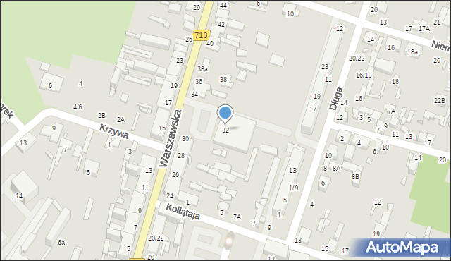 Tomaszów Mazowiecki, Warszawska, 32, mapa Tomaszów Mazowiecki