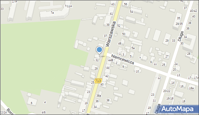 Tomaszów Mazowiecki, Warszawska, 33, mapa Tomaszów Mazowiecki