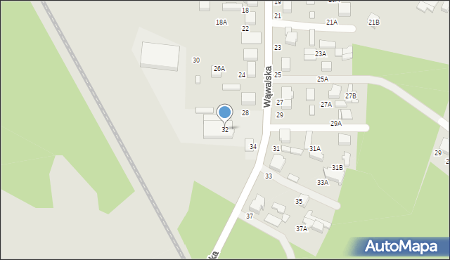 Tomaszów Mazowiecki, Wąwalska, 32, mapa Tomaszów Mazowiecki
