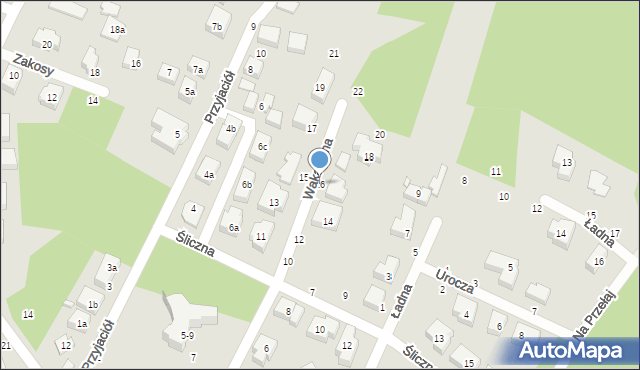 Toruń, Wakacyjna, 16, mapa Torunia