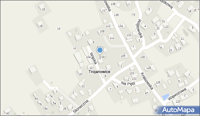 Trojanowice, Wąska, 2, mapa Trojanowice