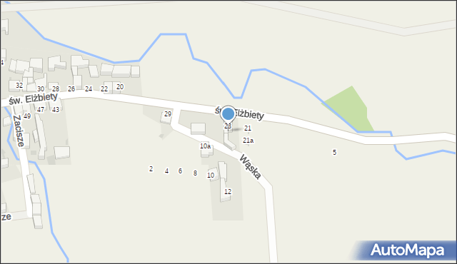 Trybsz, Wąska, 23, mapa Trybsz