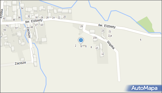 Trybsz, Wąska, 4, mapa Trybsz