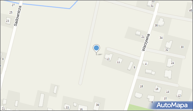 Tryszczyn, Warzywna, 13a, mapa Tryszczyn